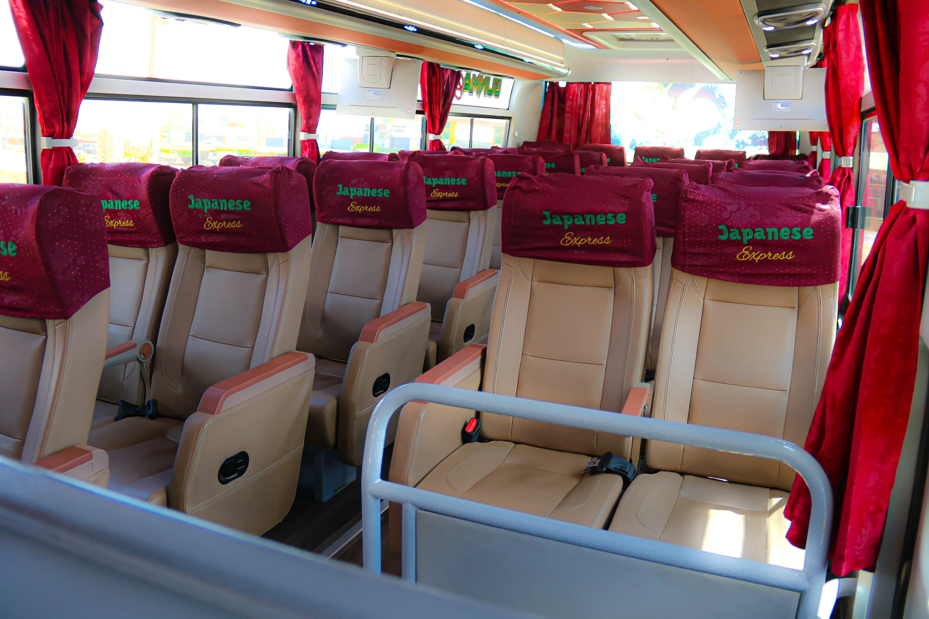 Japanese Express premium bus interior